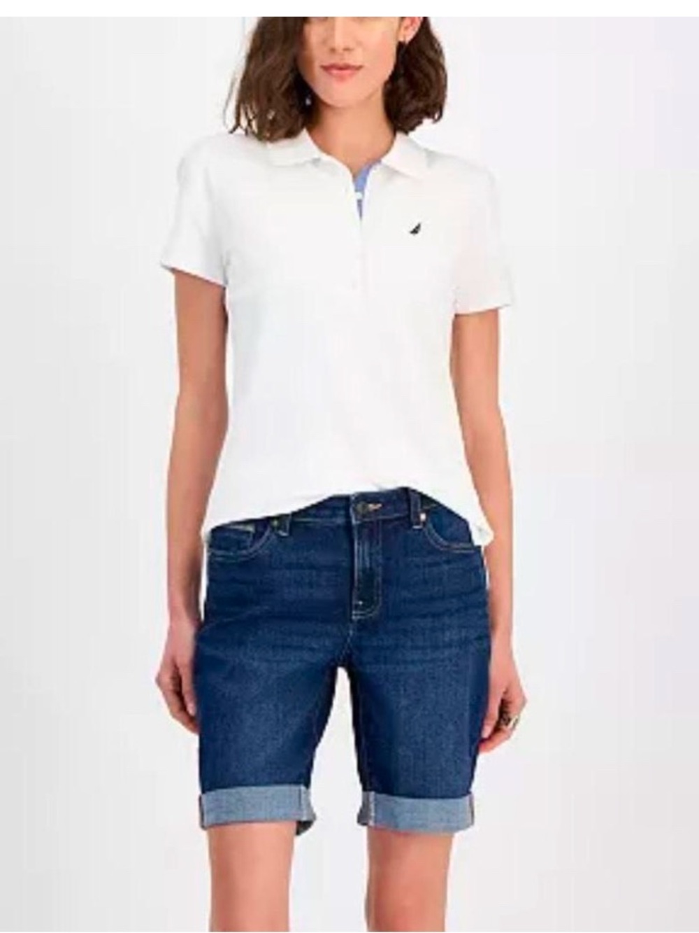 Women’s rolled cuffed shorts